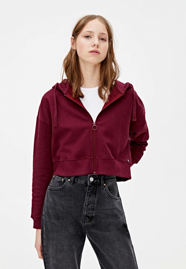 

Толстовка Pull&Bear, Бордовый