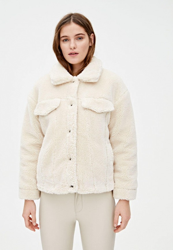 

Шуба Pull&Bear, Бежевый