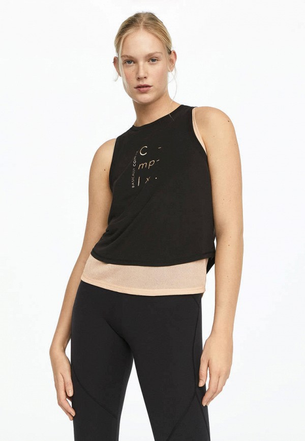 

Майка спортивная Oysho_Sport, Черный, Join Life