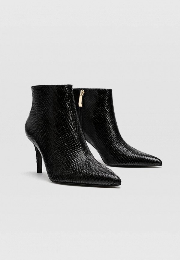 

Ботильоны Stradivarius, Черный