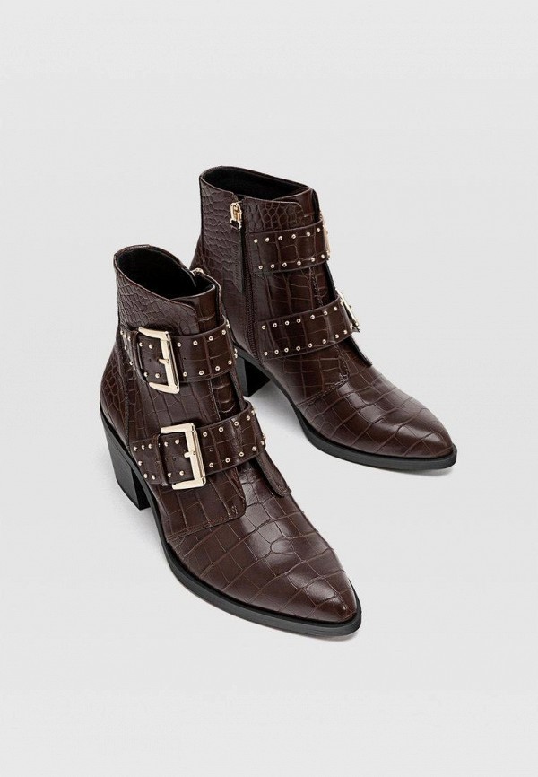 

Ботильоны Stradivarius, Коричневый