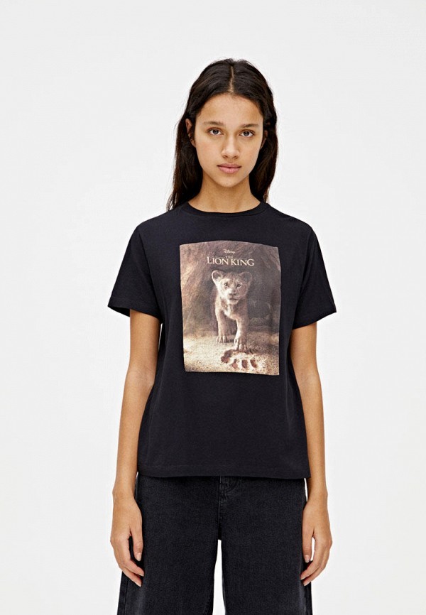 

Футболка Pull&Bear, Черный, DISNEY