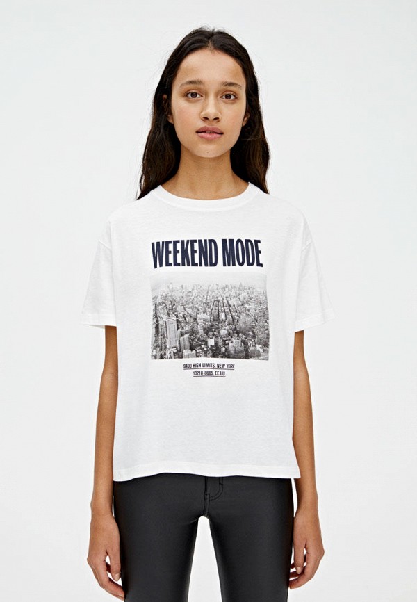 

Футболка Pull&Bear, Белый