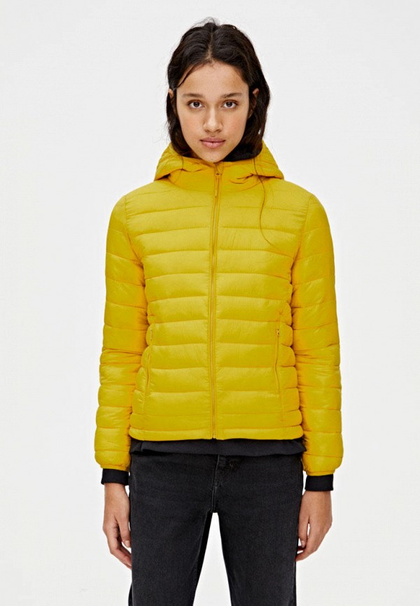 

Куртка утепленная Pull&Bear, Желтый
