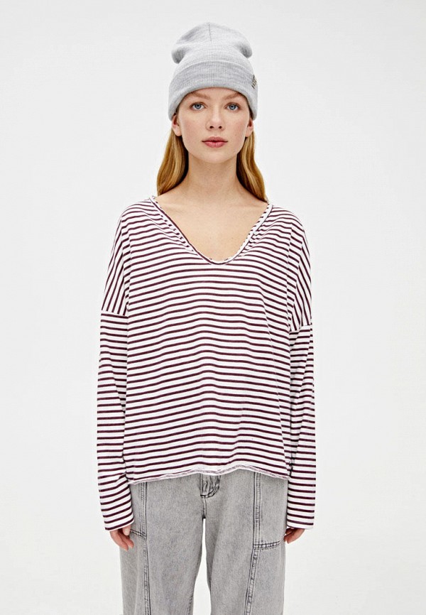 

Лонгслив Pull&Bear, Бордовый