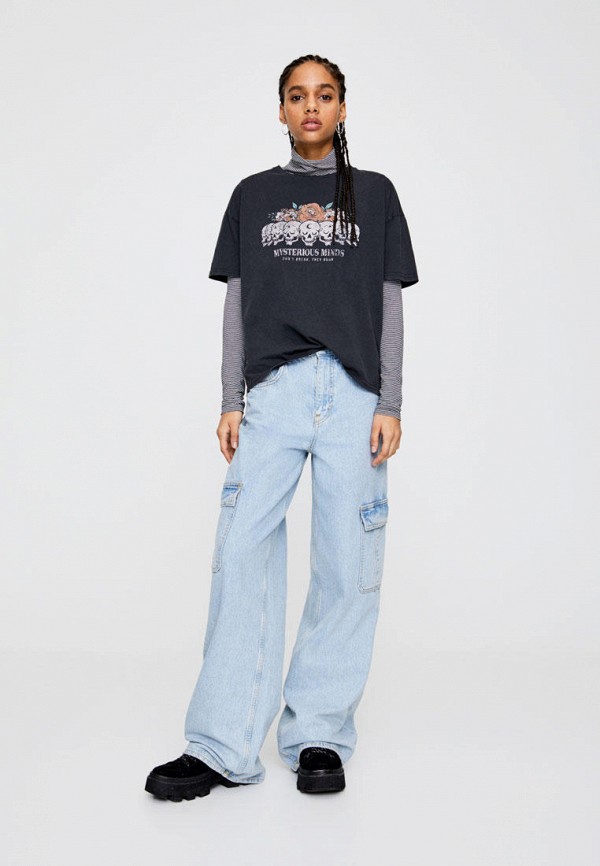 

Футболка Pull&Bear, Серый