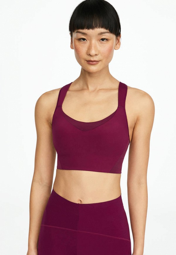 

Топ спортивный Oysho_Sport, Бордовый, Join Life