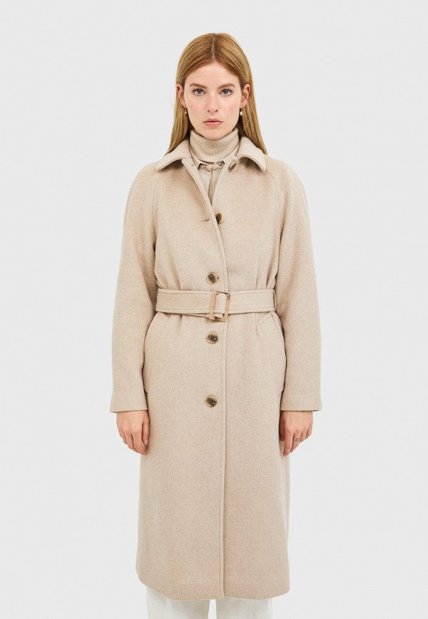 

Пальто Stradivarius, Бежевый