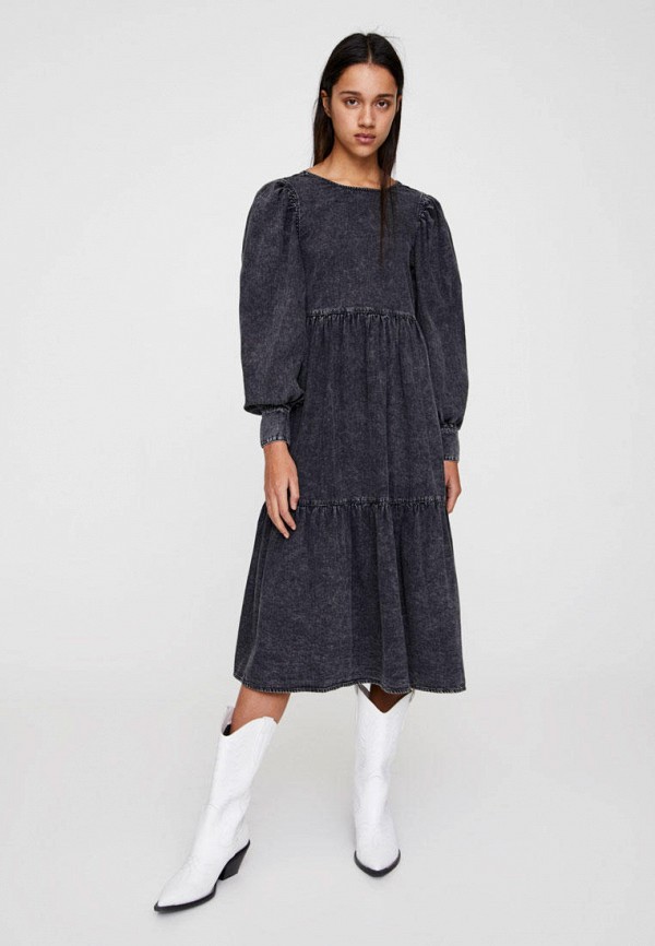 

Платье джинсовое Pull&Bear, Серый