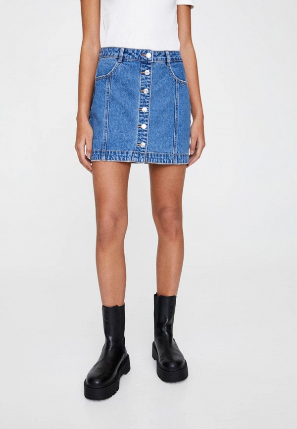 

Юбка джинсовая Pull&Bear, Синий, Join Life