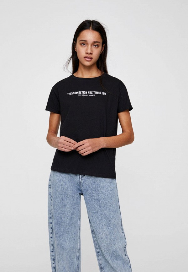 

Футболка Pull&Bear, Черный