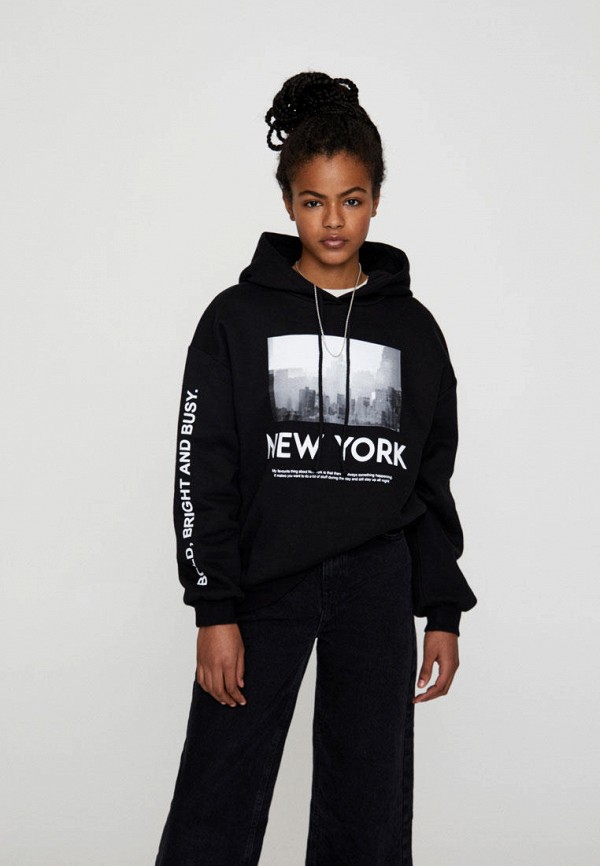 

Худи Pull&Bear, Черный