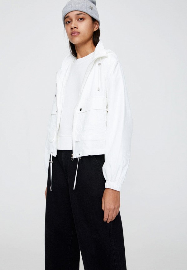 

Ветровка Pull&Bear, Белый