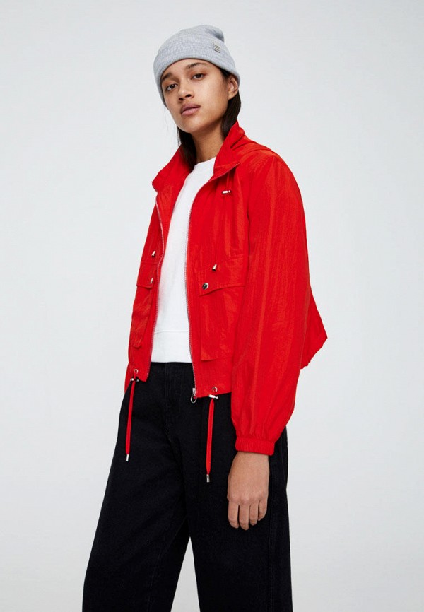 

Ветровка Pull&Bear, Красный