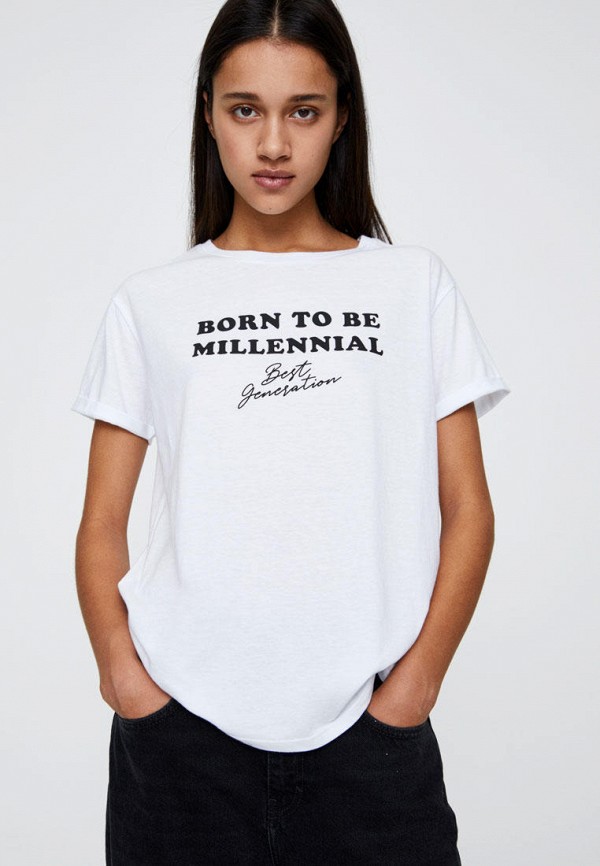 

Футболка Pull&Bear, Белый