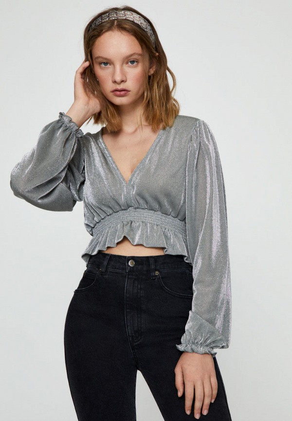 

Блуза Pull&Bear, Серый