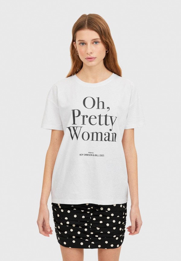 

Футболка Stradivarius, Белый