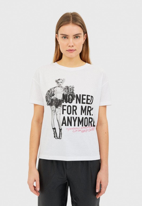 

Футболка Stradivarius, Белый