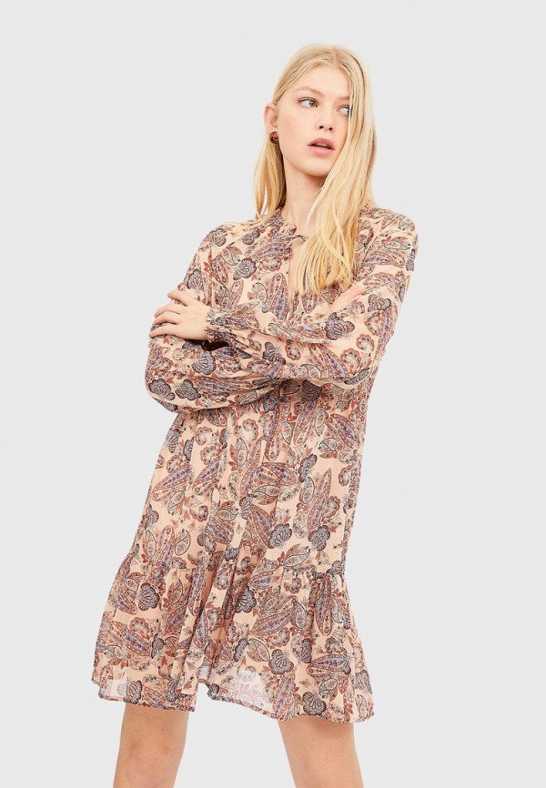 

Платье Stradivarius, Бежевый