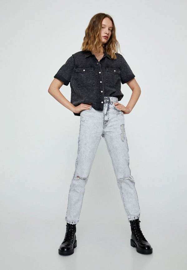 

Джинсы Pull&Bear, Серый, Join Life