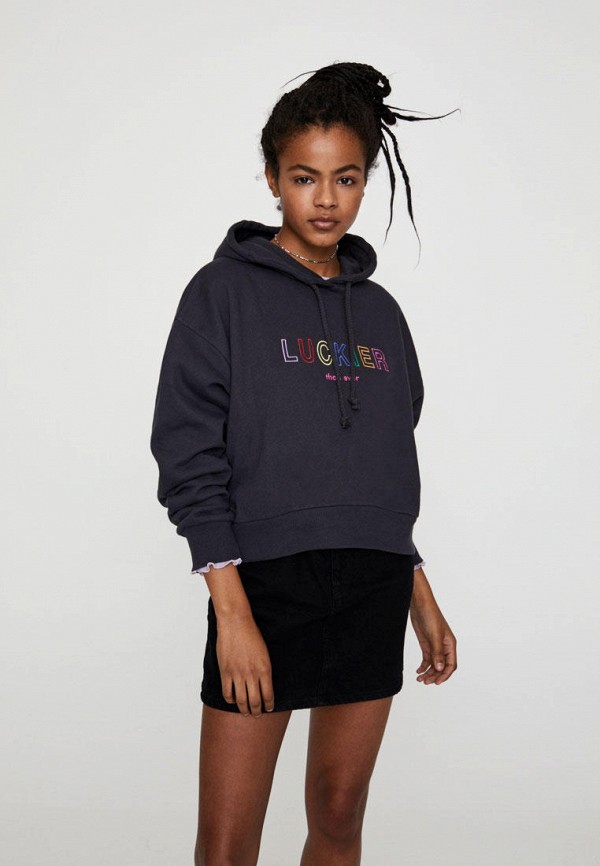 

Худи Pull&Bear, Серый