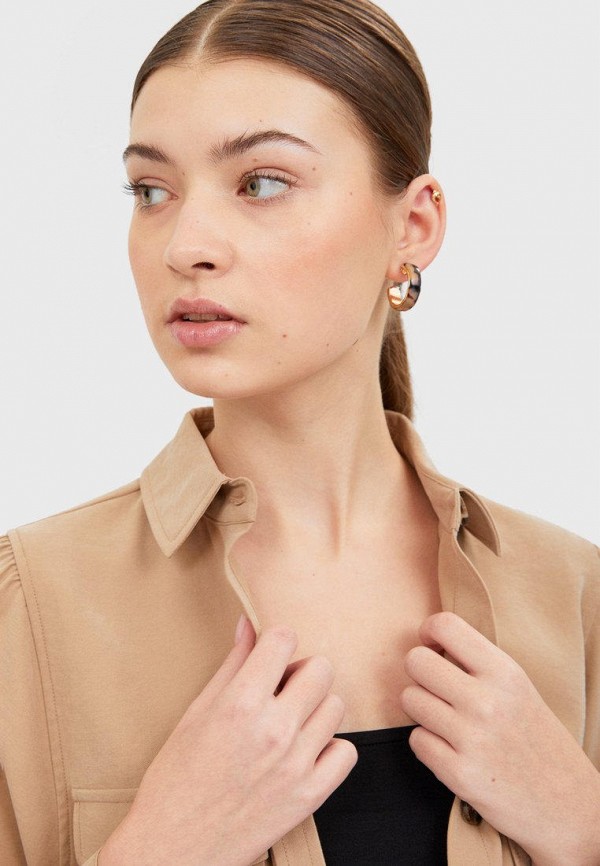 

Рубашка Stradivarius, Коричневый