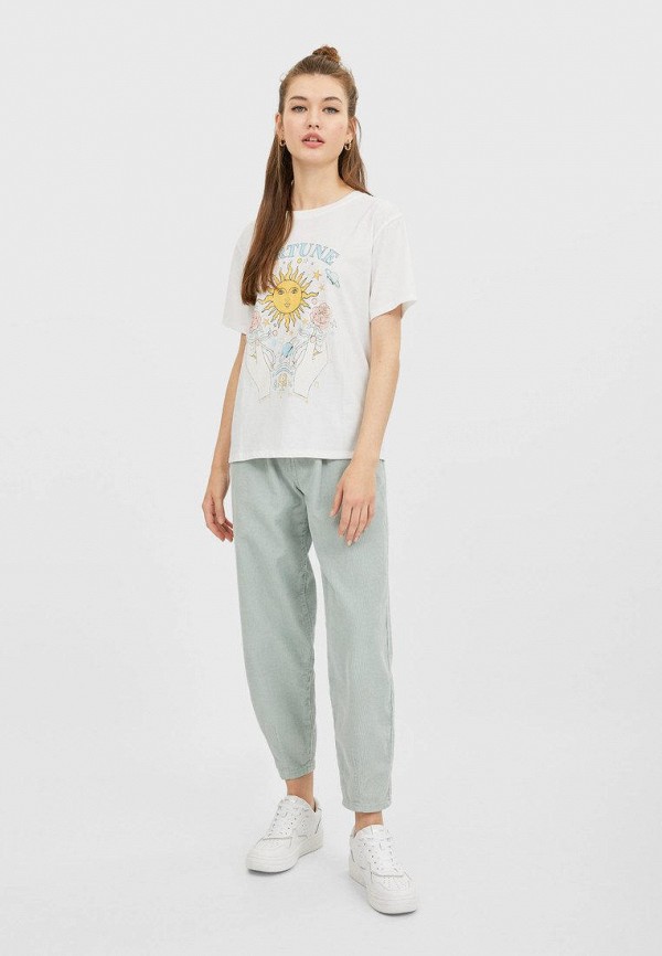 

Футболка Stradivarius, Белый