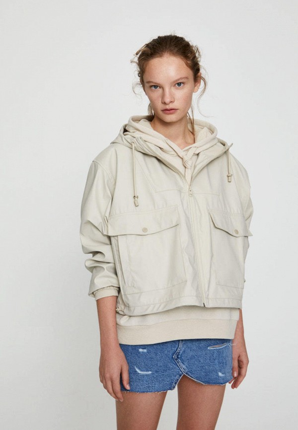 

Куртка Pull&Bear, Бежевый