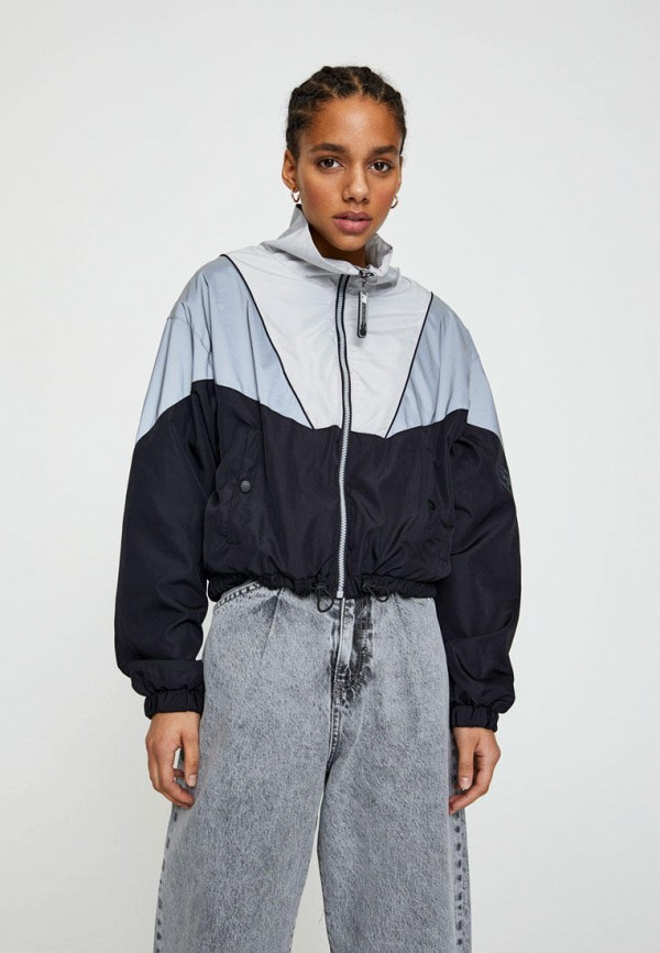 

Ветровка Pull&Bear, Серый
