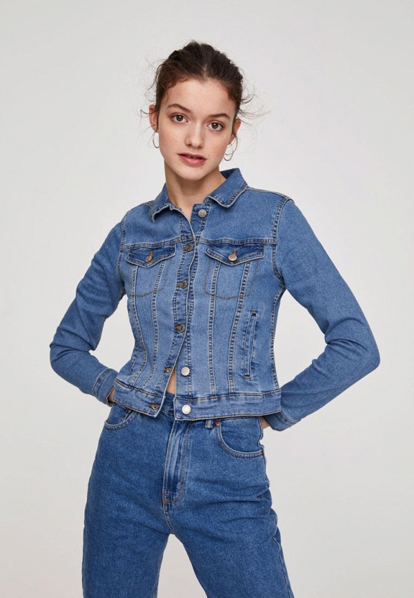 

Куртка джинсовая Pull&Bear, Синий, Join life