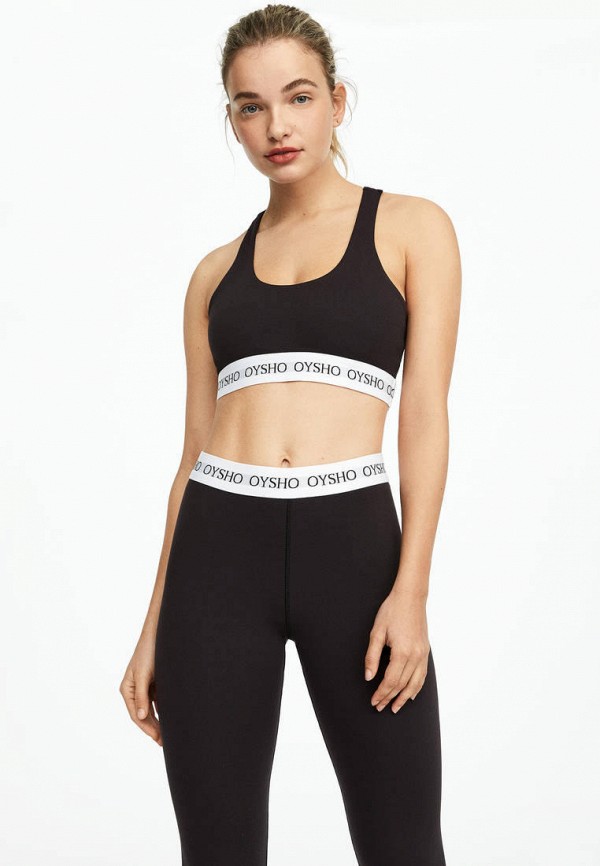 

Топ спортивный Oysho_Sport, Черный