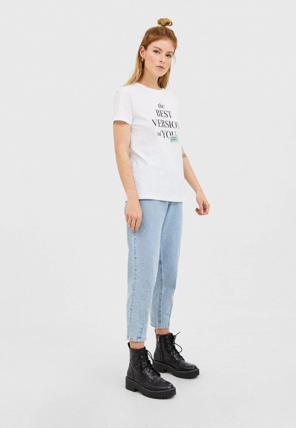 

Футболка Stradivarius, Белый