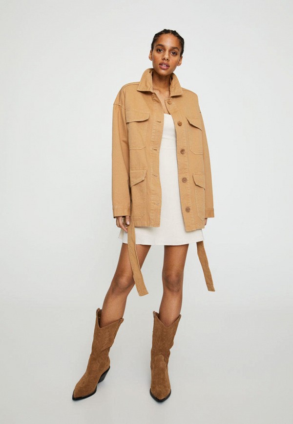 

Куртка джинсовая Pull&Bear, Коричневый