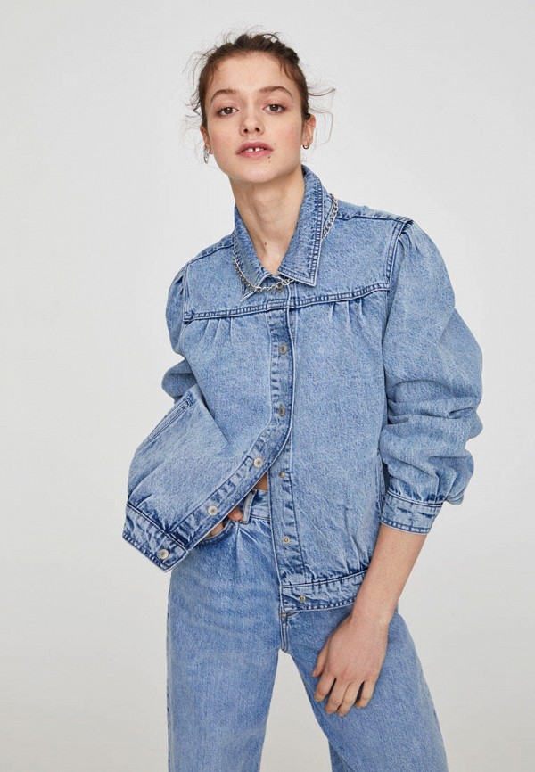 

Куртка джинсовая Pull&Bear, Голубой