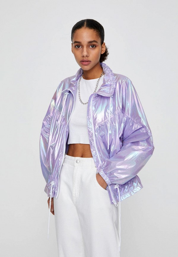 

Куртка Pull&Bear, Фиолетовый