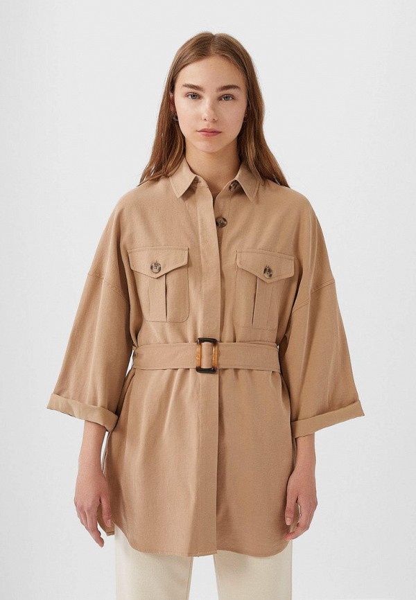 

Блуза Stradivarius, Бежевый