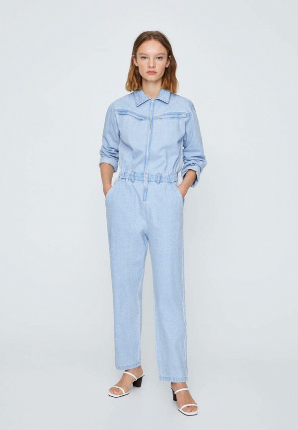 

Комбинезон джинсовый Pull&Bear, Голубой