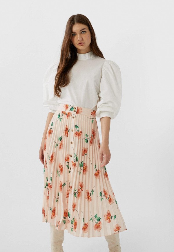 

Юбка Stradivarius, Розовый