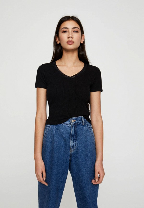 

Футболка Pull&Bear, Черный, Join Life