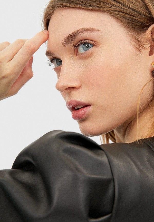 

Куртка кожаная Stradivarius, Черный