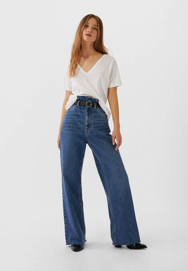 

Футболка Stradivarius, Белый
