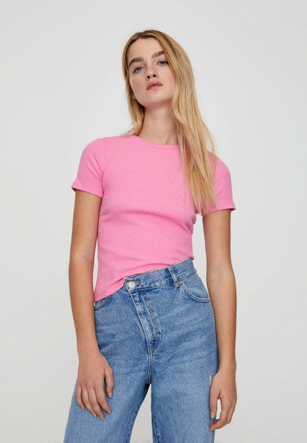 

Футболка Pull&Bear, Розовый