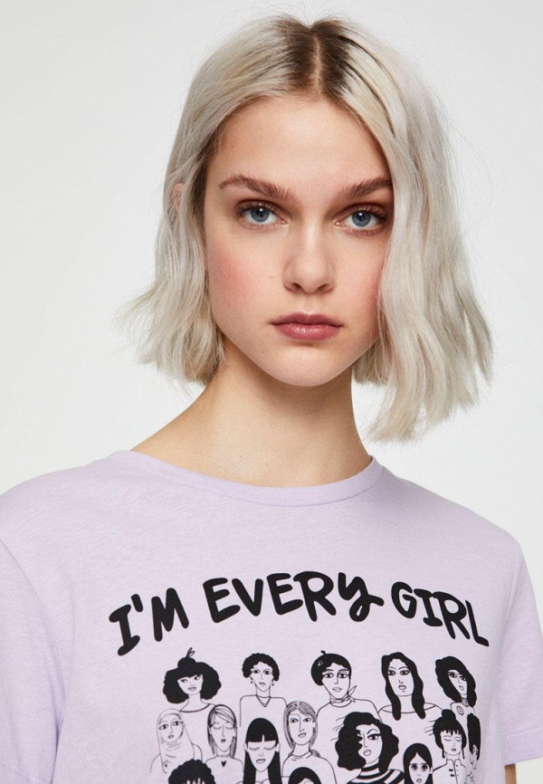 

Футболка Pull&Bear, Фиолетовый