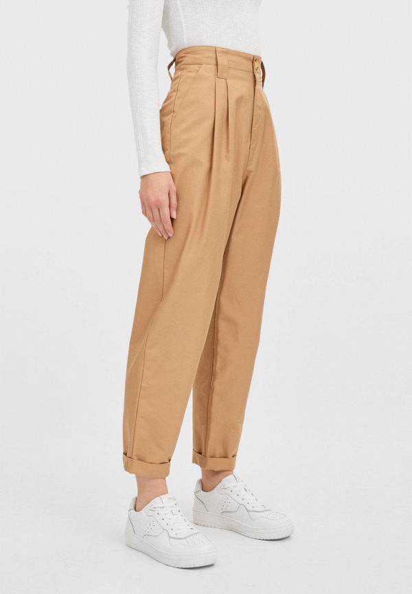 

Брюки Stradivarius, Бежевый