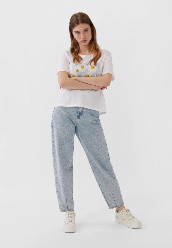 

Футболка Stradivarius, Белый
