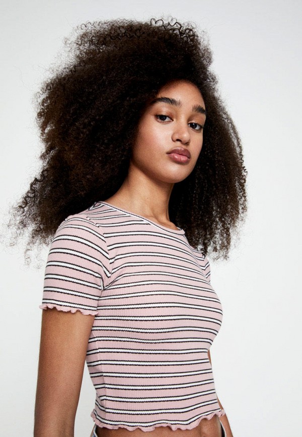 

Футболка Pull&Bear, Розовый