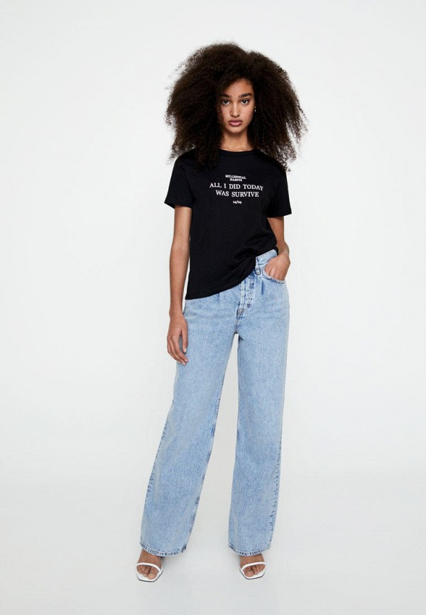 

Футболка Pull&Bear, Черный