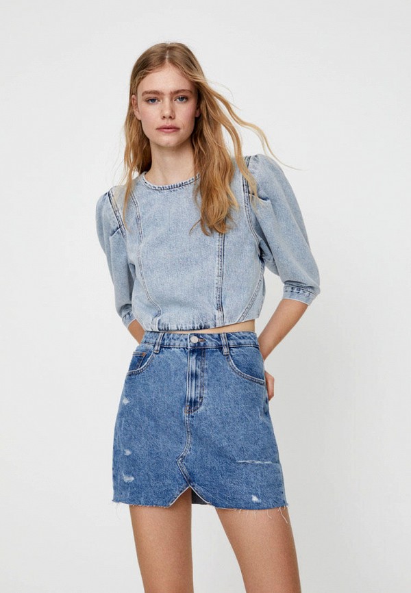 фото Юбка джинсовая pull&bear