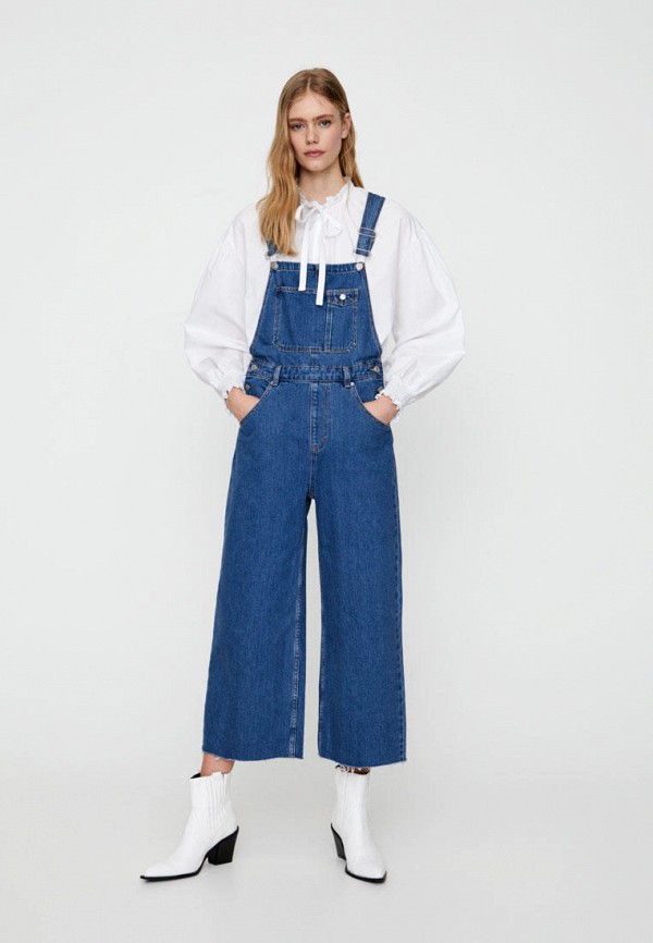 

Комбинезон джинсовый Pull&Bear, Синий