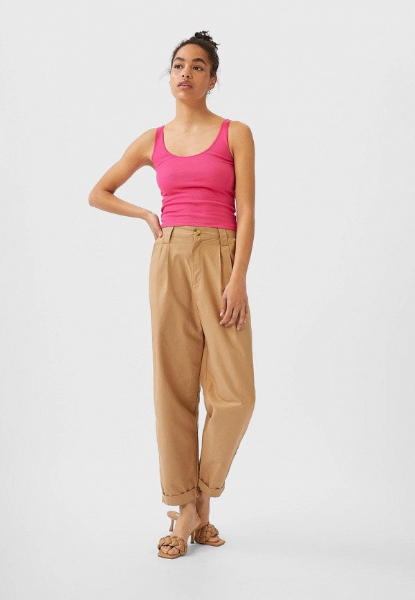

Майка Stradivarius, Розовый